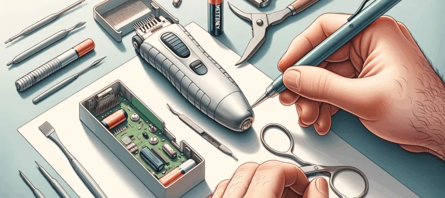 Nasenhaartrimmer-Batteriewechsel – leicht erklaert