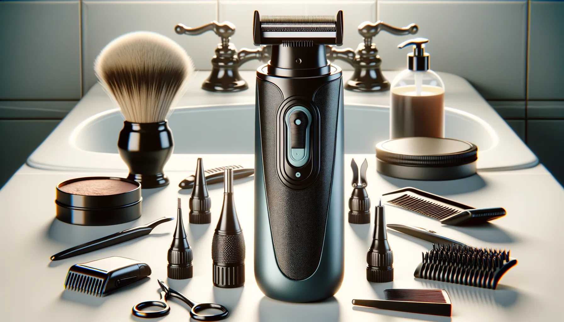 Nasenhaartrimmer mit Multifunktion fuer Maenner – Bart und Ohrhaare trimmen