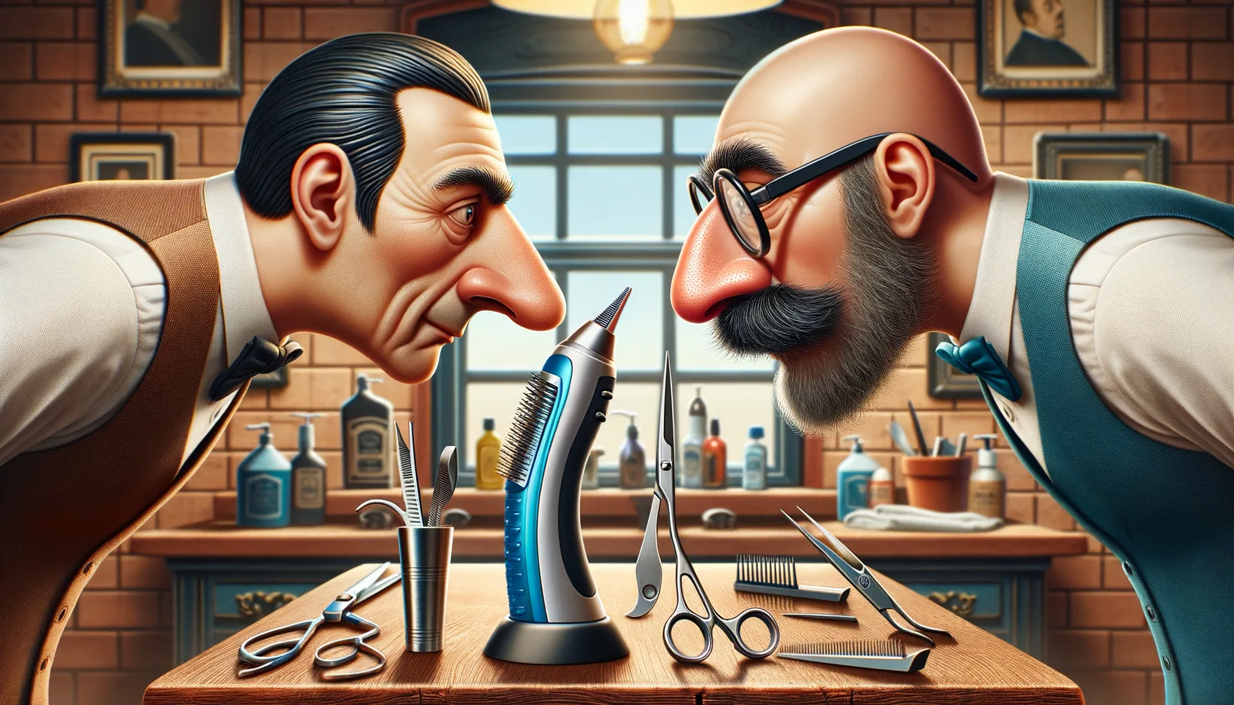 Nasenhaartrimmer vs. traditionelle Methoden: Ein humorvoller Vergleich